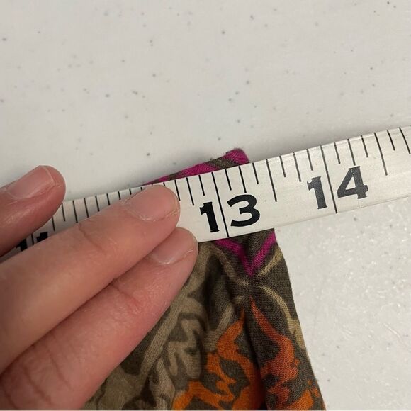 J. JILL Multicolored bohemian midi a- line skirt , 100% cotton, size‎ XSP NEW! - Picture 8 of 10